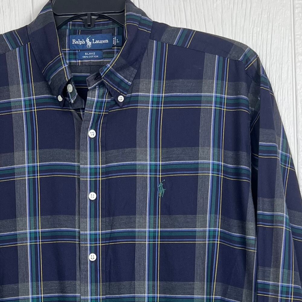 Ralph Lauren Blake shirt men’s Large Blue Plaid
Great condition! - Picture 2 of 5